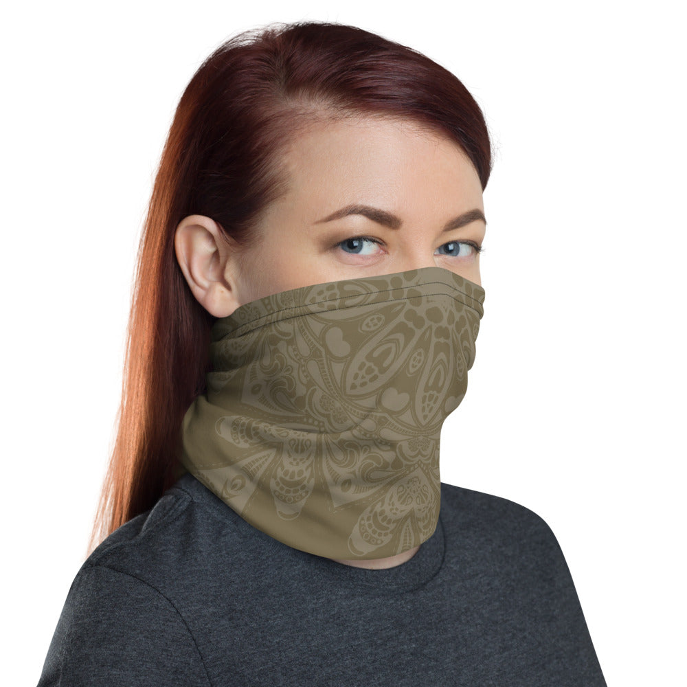 Light Brown Mask - Mandala