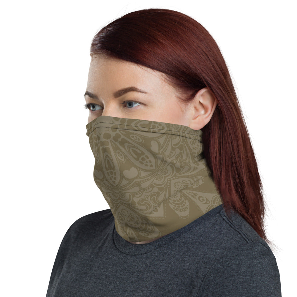 Light Brown Mask - Mandala