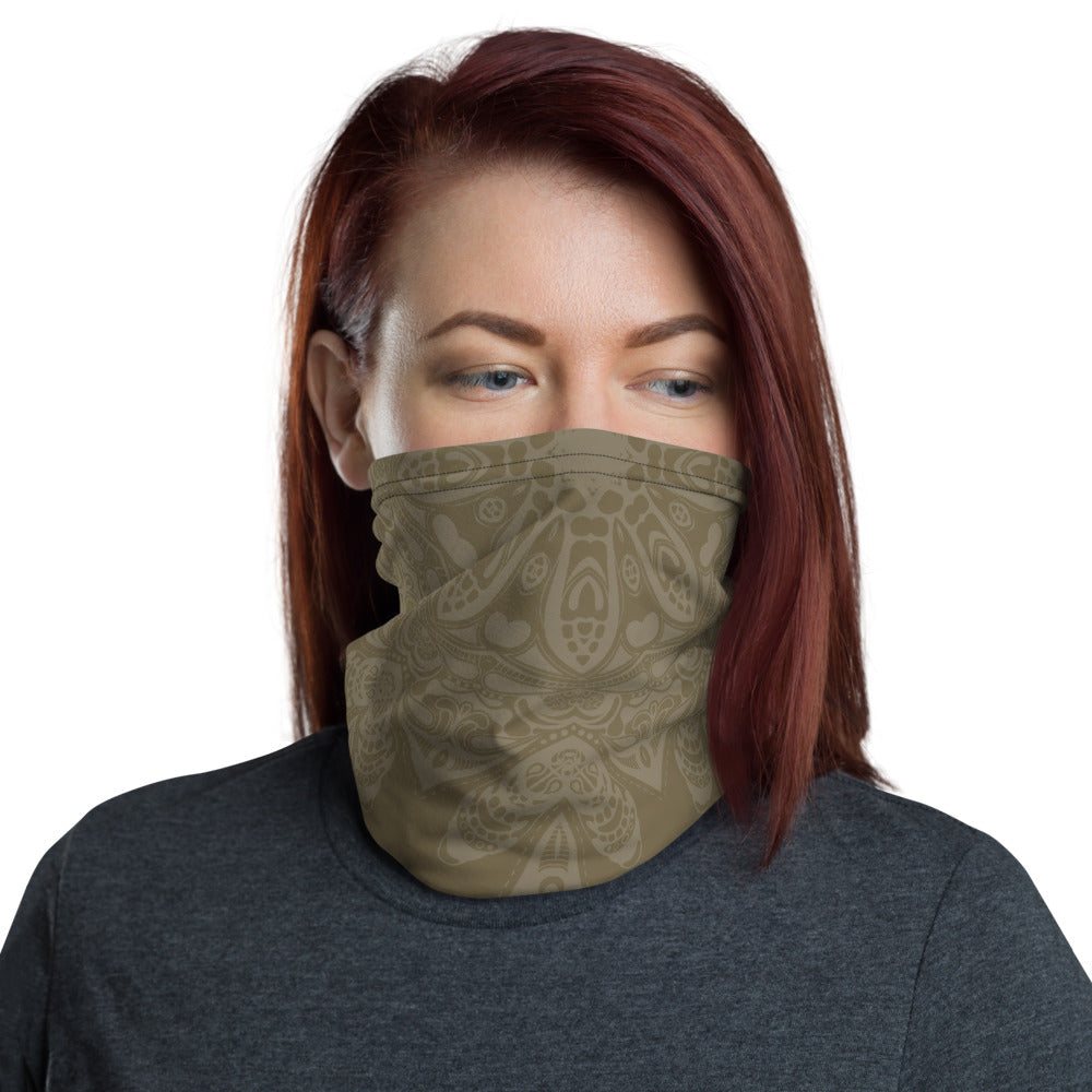 Light Brown Mask - Mandala